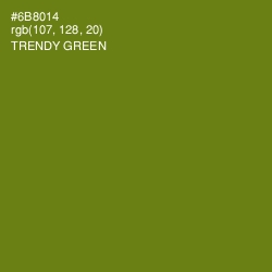 #6B8014 - Trendy Green Color Image